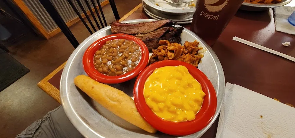 Brisket and Smothered Chicken